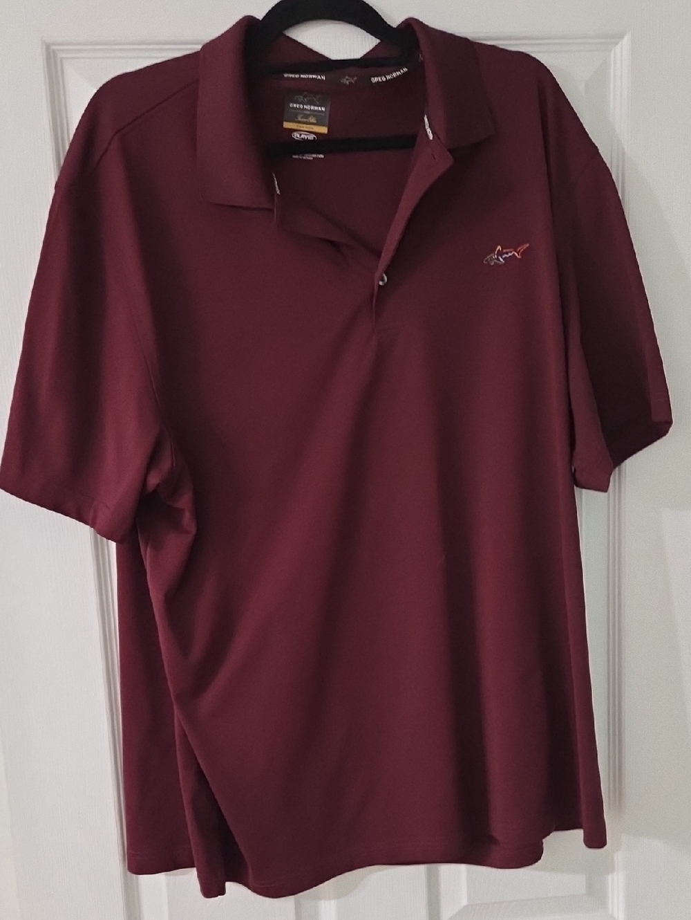 Greg Normandy Men's Deep Burgundy Golf Polo Shirt